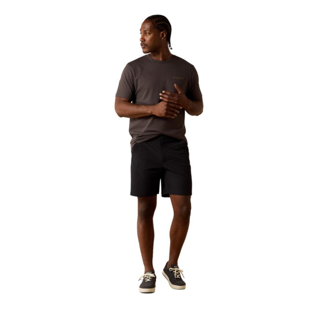 Ariat Men's Wooden Reticle Brown Tee Shirt