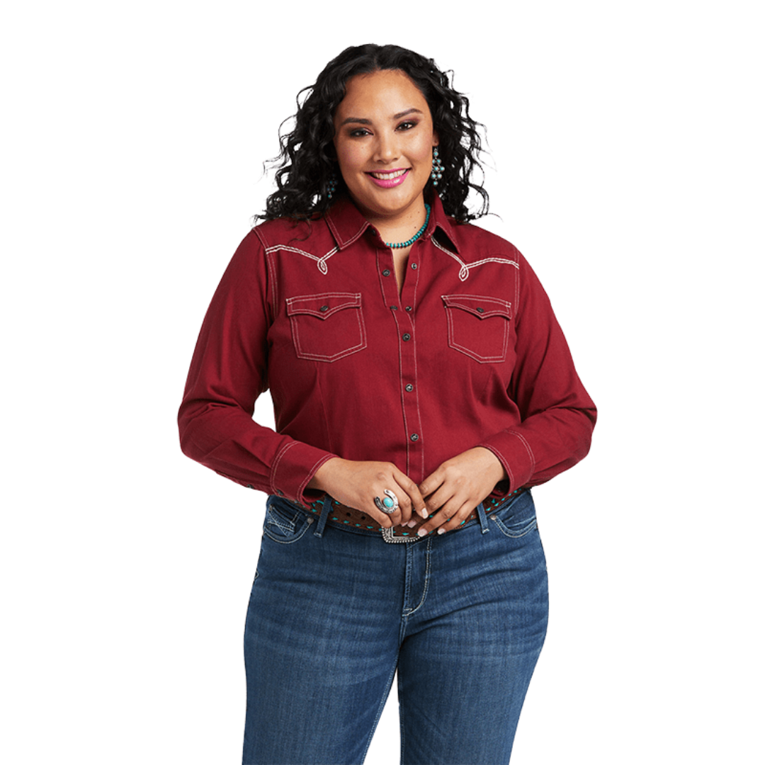 Ariat Women's Real Classic Twill Rhubarb Shirt
