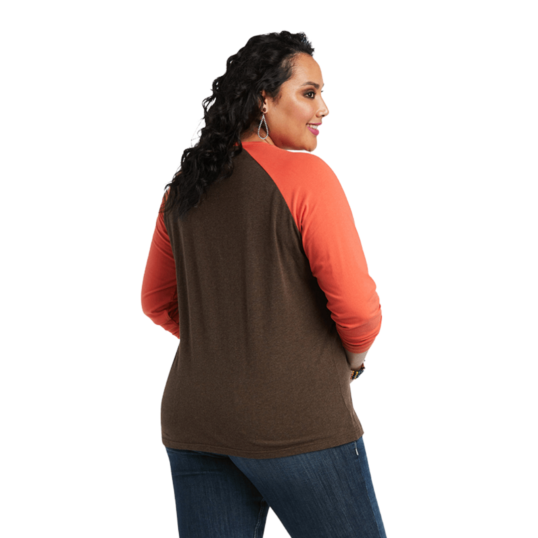 Ariat Women's Real Graphic Orange Tee Shirt