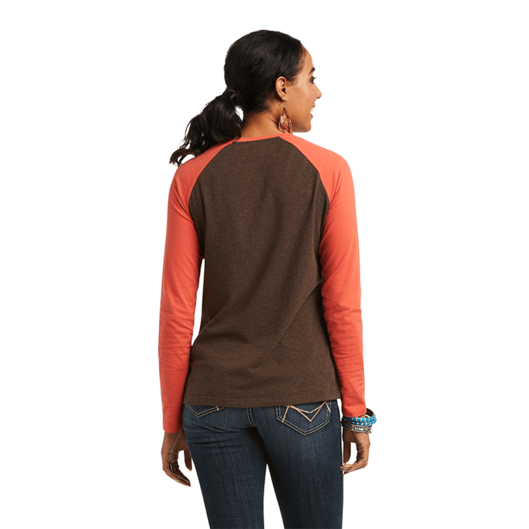 Ariat Women's Real Graphic Orange Tee Shirt