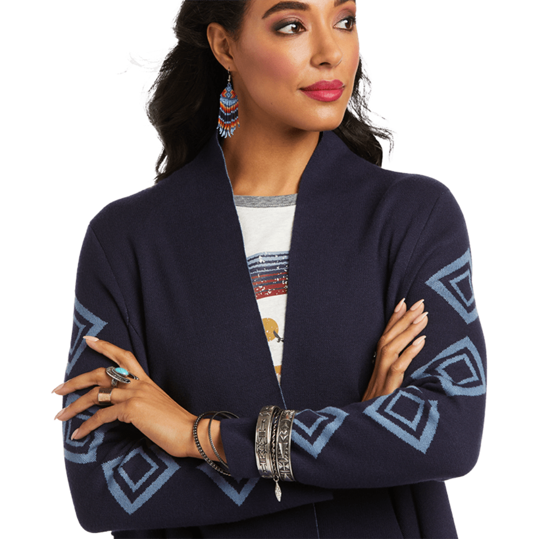 Ariat Women's Roaming Dark Sapphire Blue Cardigan