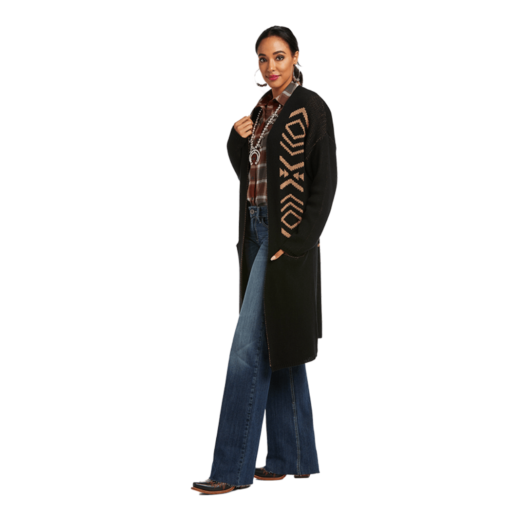Ariat Women's Hoedown Black Cardigan