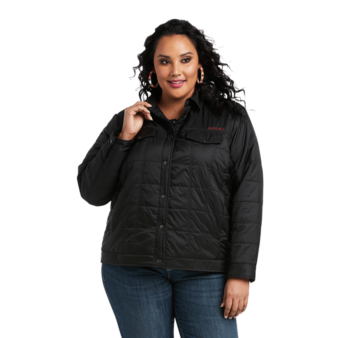 Ariat Women's Puffer Trucker Insulated Black Jacket