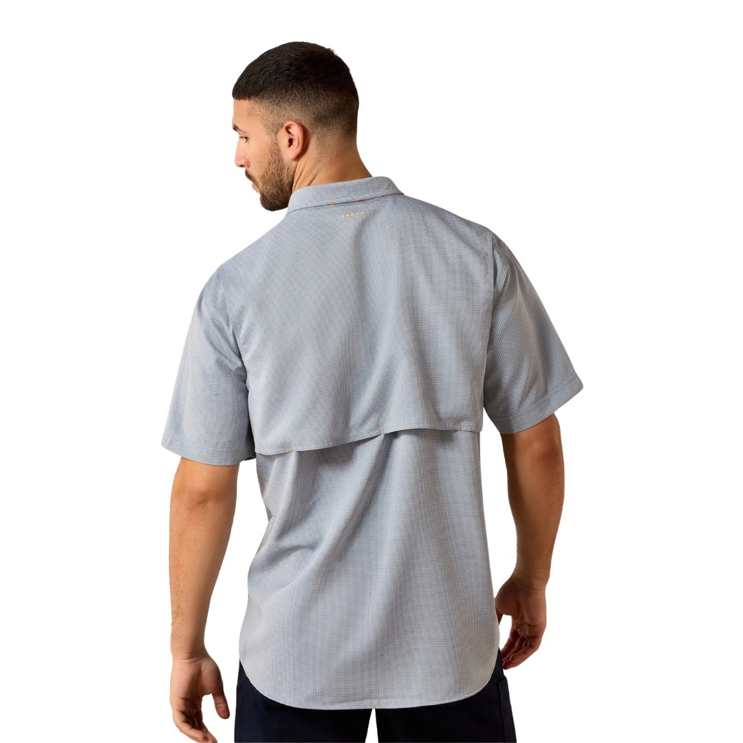 Ariat Men's Rebar Tough Work Blue Shirt