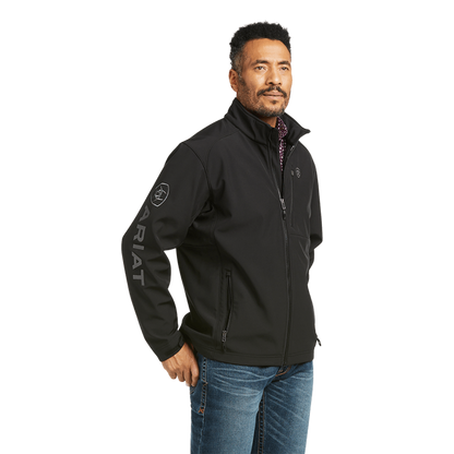Ariat Men's Logo 2.0 Patriot Softshell Concealed Carry Black Jacket - Big & Tall