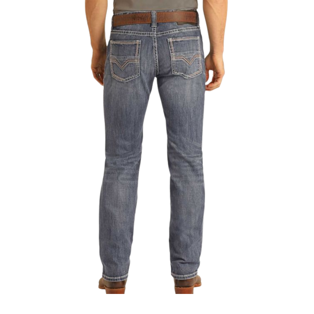 Panhandle Slim Men's Vintage Revolver Straight Blue Jeans