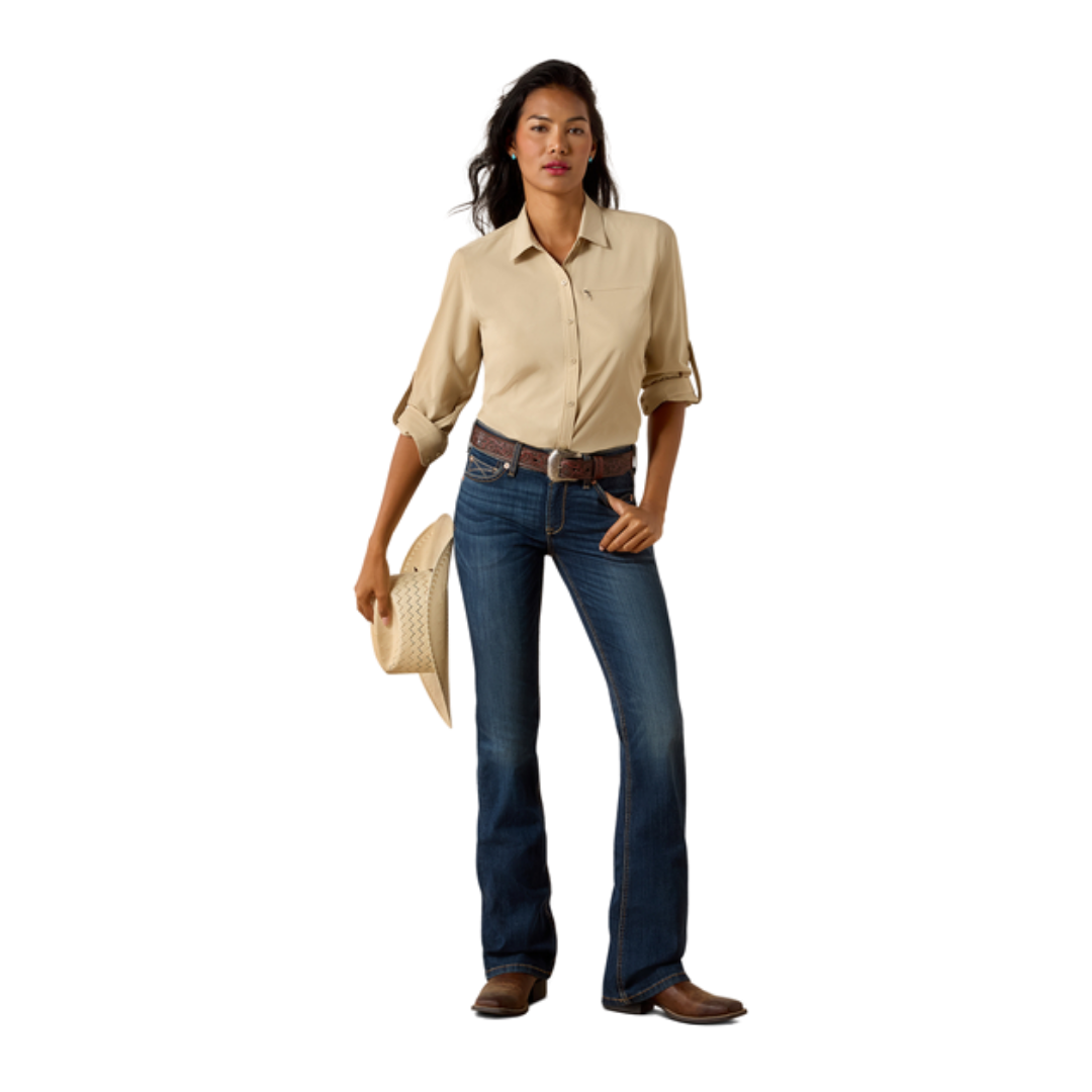 Ariat Women's Pepper Cooling Light Brown Shirt