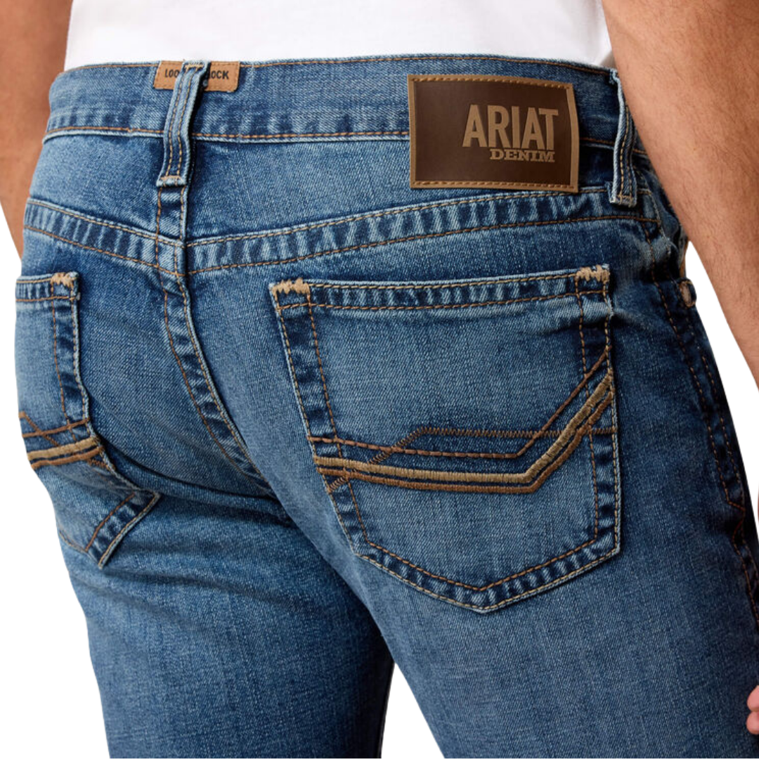 Ariat Men's M7 Slim Axel Straight Blue Jeans