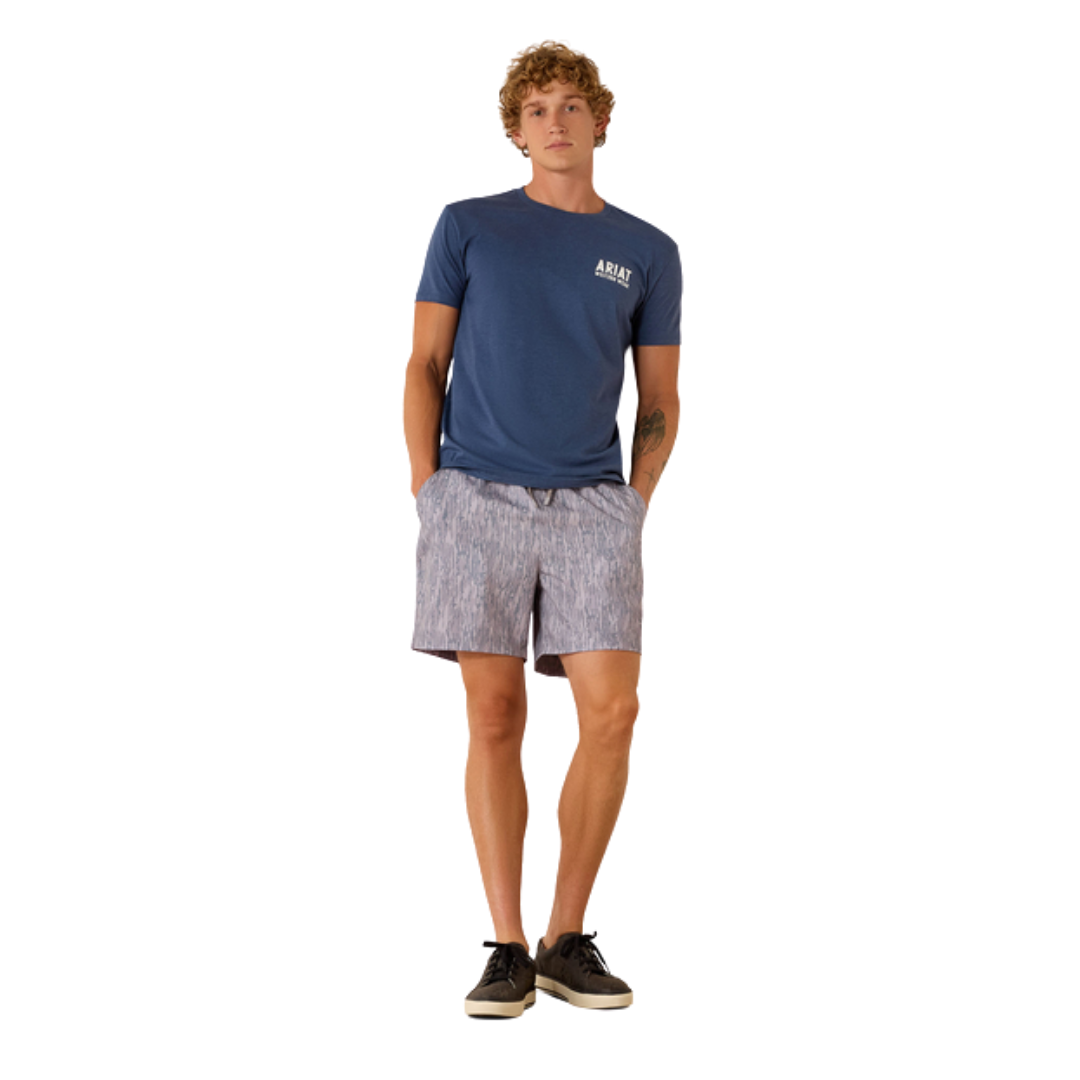 Ariat Men's Graphic Tee Outline Shop Navy Tee Shirt