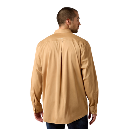 Shop Ariat Men's Everything Classic Cartouche Light Brown Shirt Shop Ariat Men's Everything Classic Cartouche Light Brown Shirt