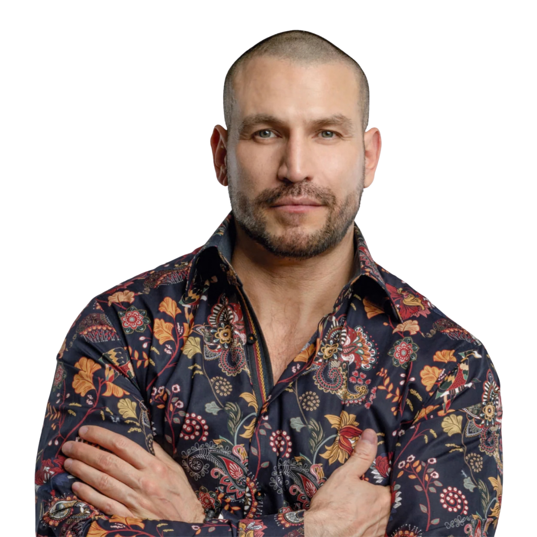 Ranger's Usa Men's Rafael Amaya Luxury Floral Multicolor Shirt