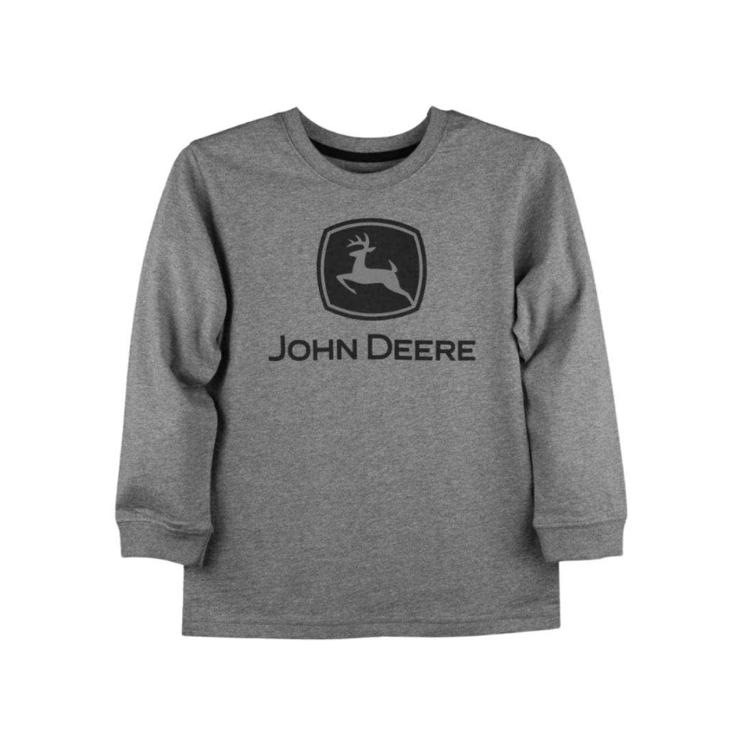 John Deere Toddler Boy's Trademark Grey Heather Tee Shirt