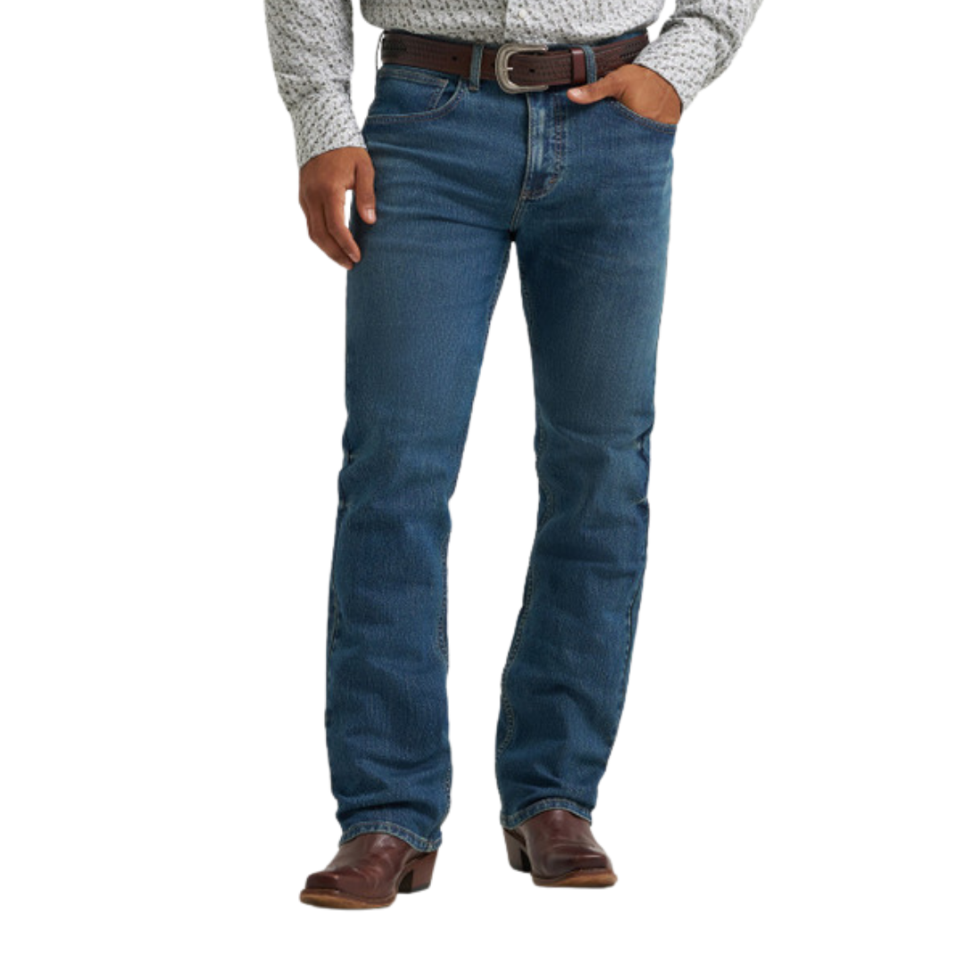 Wrangler Men's 20X Vintage Boot Wagoner Blue Jeans