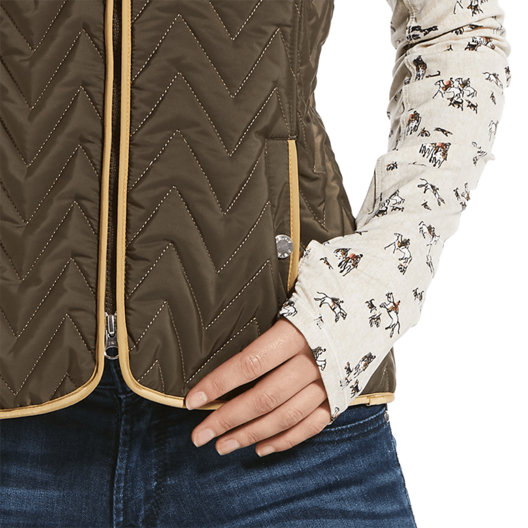 Ariat Women's Insulated Banyan Bark Brown Vest