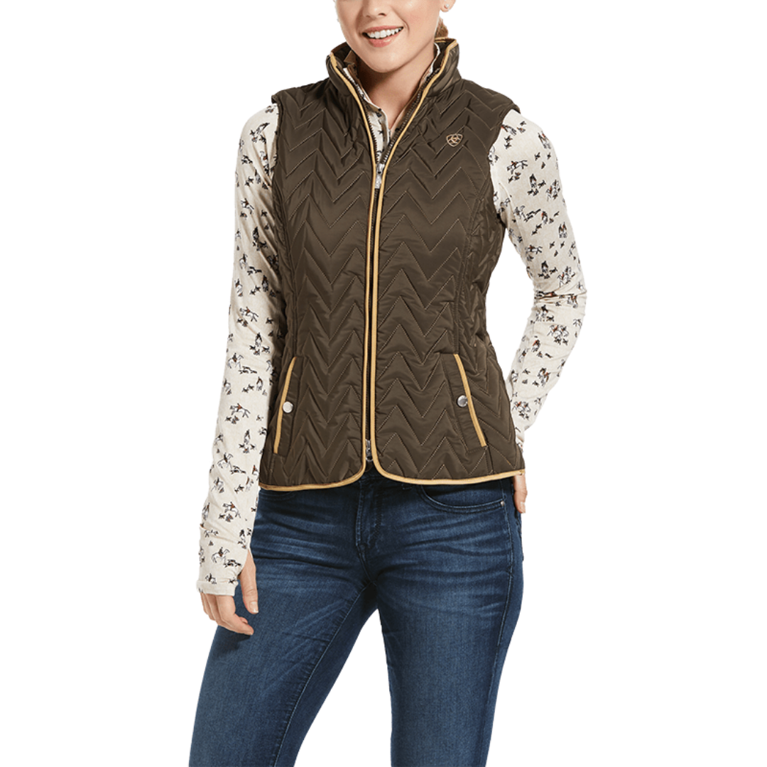 Ariat Women's Insulated Banyan Bark Brown Vest
