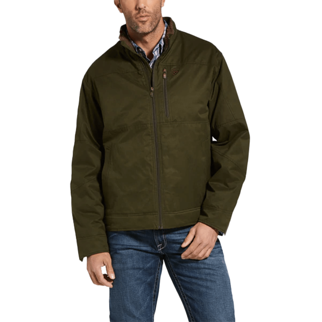 Ariat Men's Grizzly Canvas Green Jacket