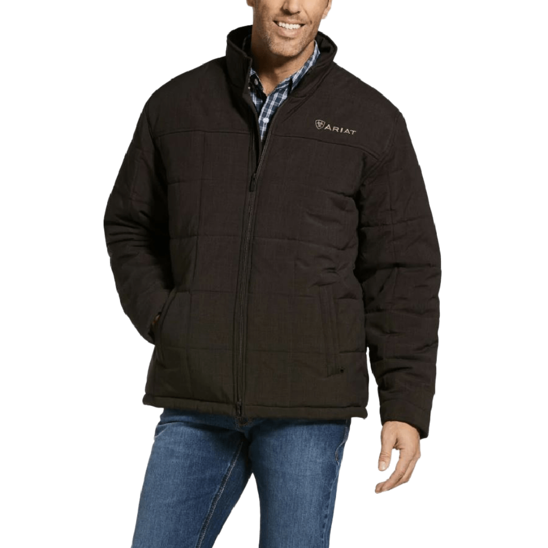 Ariat Men's Crius Espresso Concealed Carry Brown Jacket