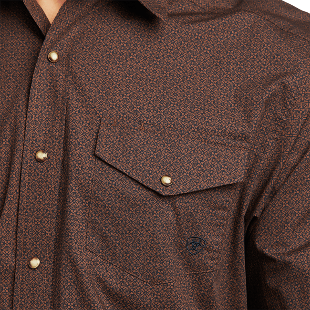 Ariat Men's Pro Series Friar Brown Shirt