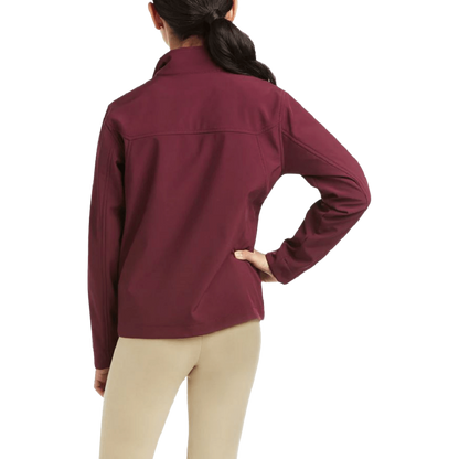 Ariat Youth New Team Windsor Wine Softshell Jacket
