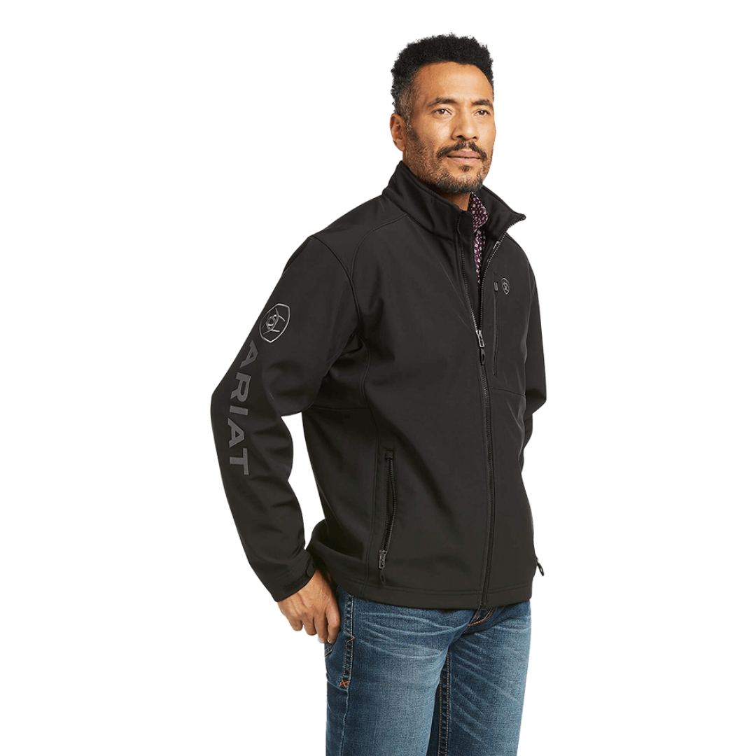 Ariat Mens Logo 2.0 Patriot Softshell Black Concealed Carry Jacket