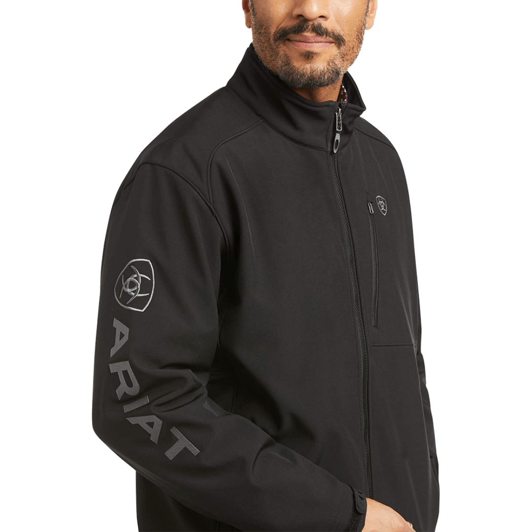 Ariat Mens Logo 2.0 Patriot Softshell Black Concealed Carry Jacket