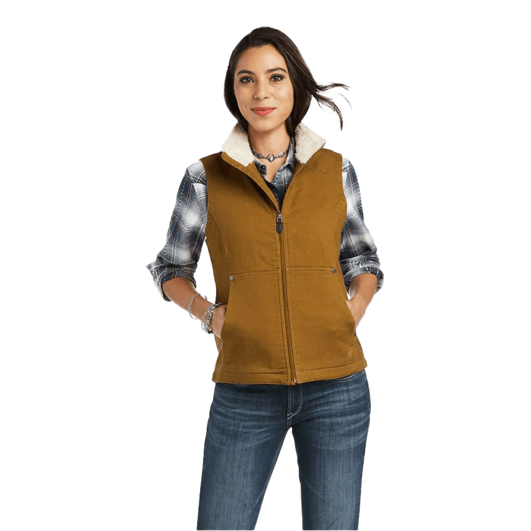 Ariat Women's Outlaw Kelp Forest Light Brown Vest