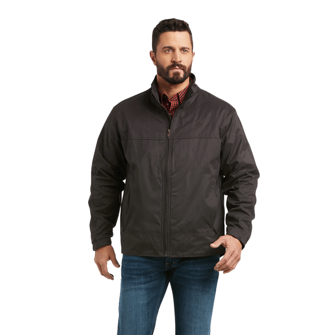 Ariat Men's Grizzly Canvas Espresso Grey Jacket
