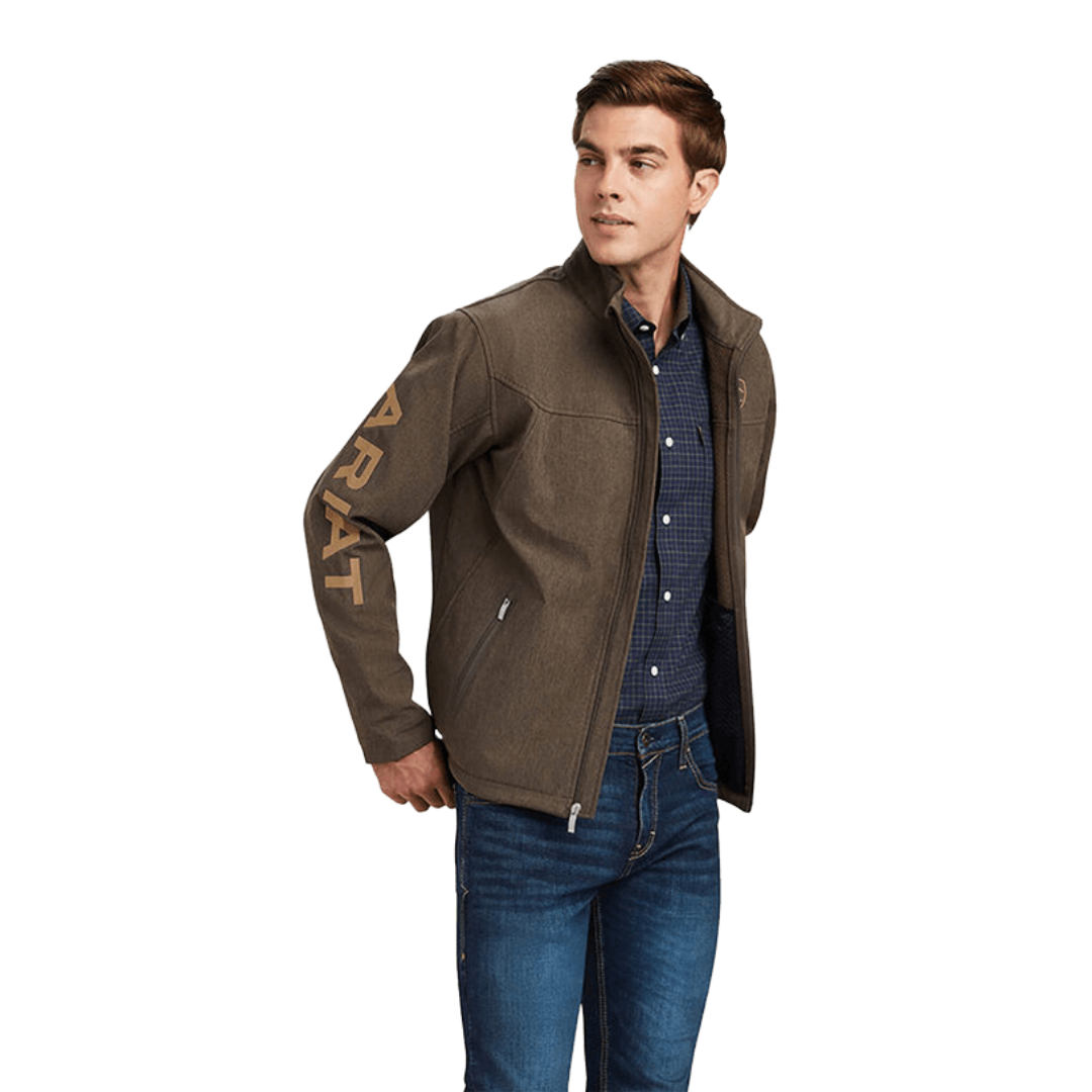Ariat Men's New Team Banyan Bark Heather Brown Jacket