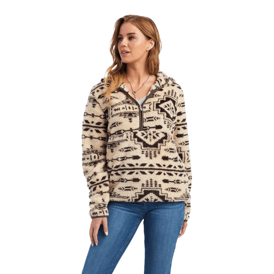 Ariat Women's Real Berber Pullover Multicolor Sweatshirt