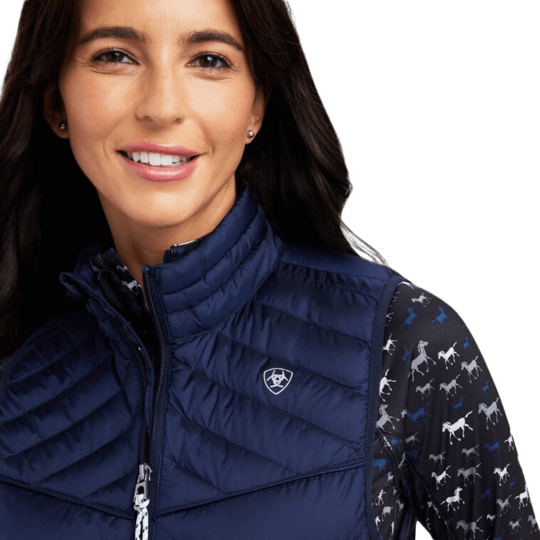 Arial Women's Clothing Deal Down Blue Vest