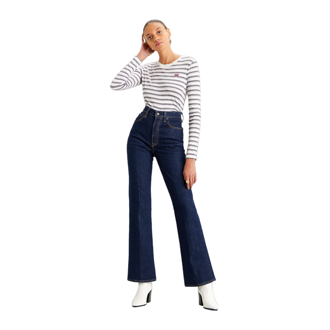 Levi Strauss Women's Ribcage Bootcut Blue Jeans