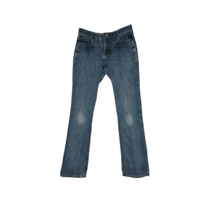 Wrangler Women's Cash No Gap Mid Rise Blue Jeans