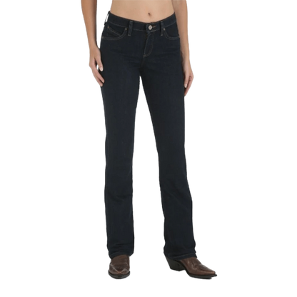 Wrangler Women's Dark Dynasty Ultimate Riding Blue Jeans