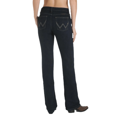 Wrangler Women's Dark Dynasty Ultimate Riding Blue Jeans
