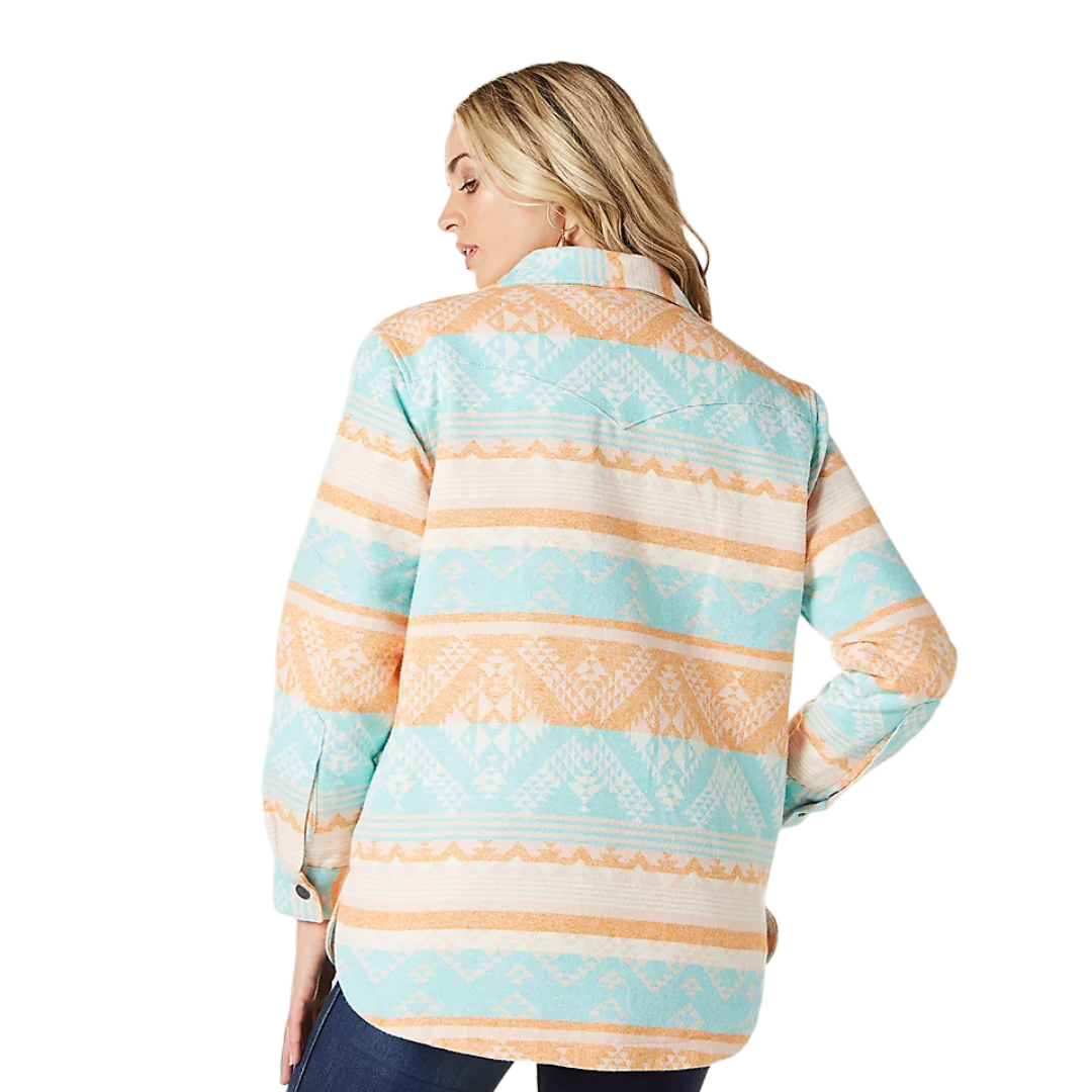 Wrangler Women's Sunset Blues Southwestern Multicolor Jacket