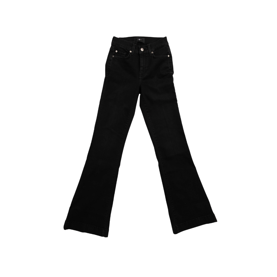 7 For Mankind Women's Seven Salem Black Jeans