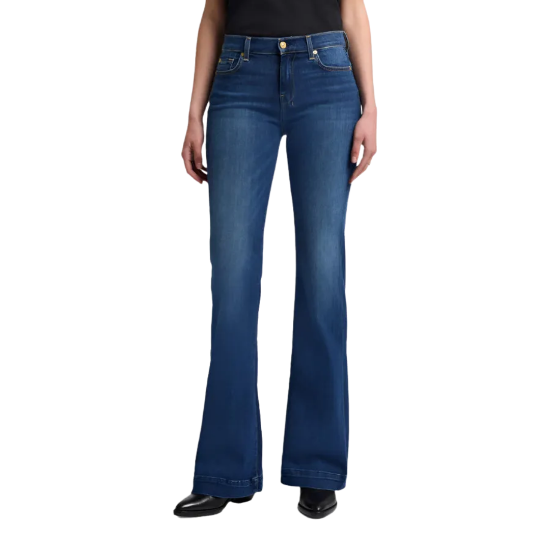 7 For Mankind Women's Dojo Denim Blue Jeans