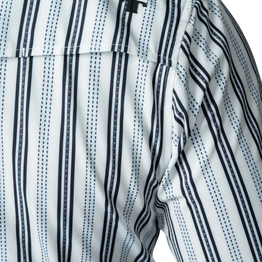 Ferrell Men's The Jake Short Sleeve Snap White Shirt
