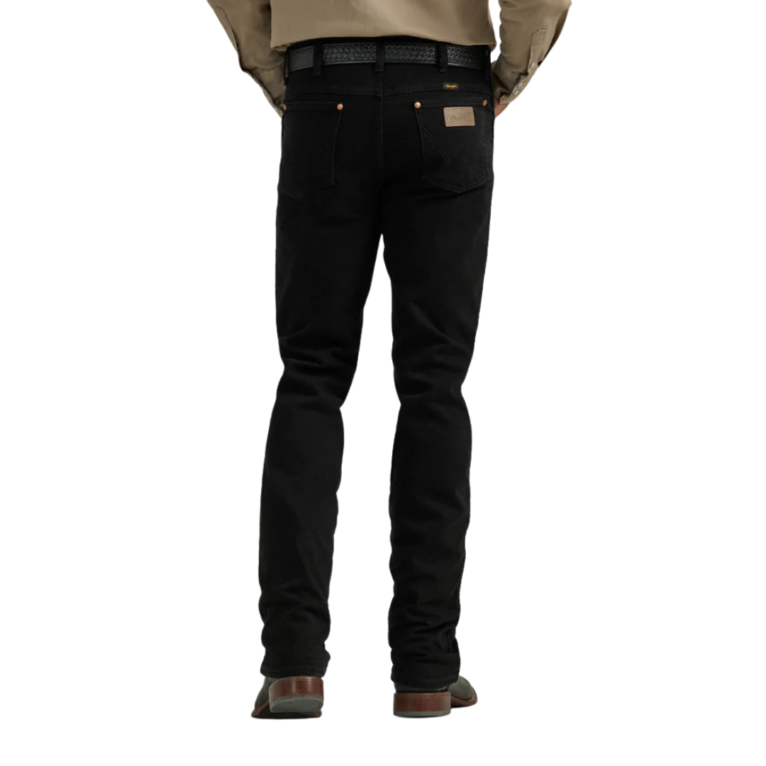 Wrangler Men's Cowboy Cut Active Flex Black Jeans