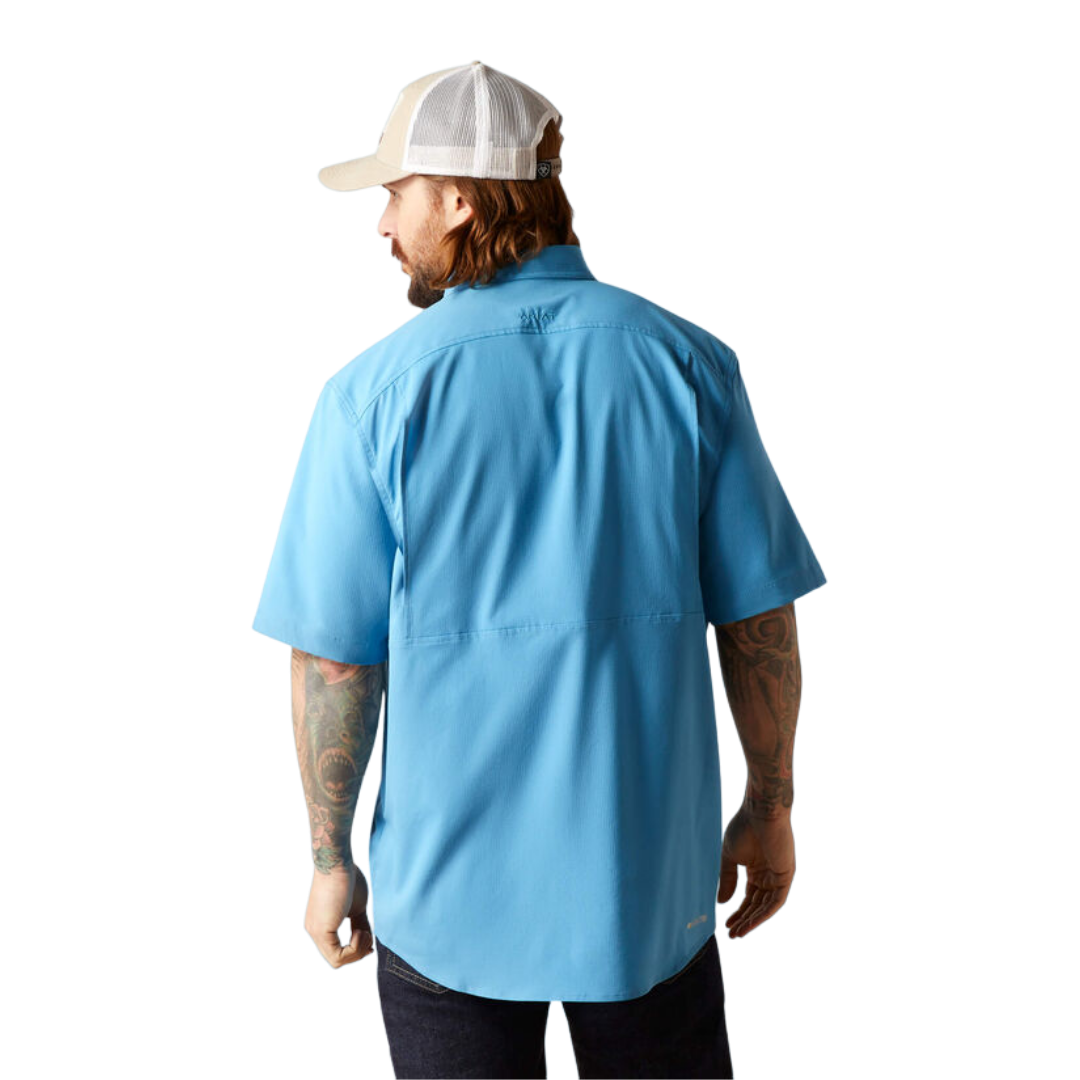 Ariat Men's Cendre Classic Fit Blue Shirt