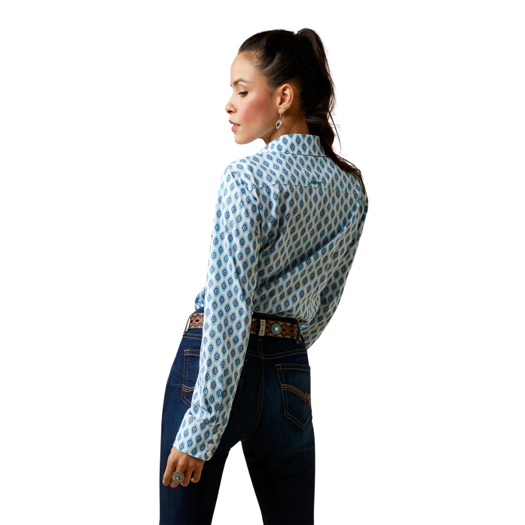 Ariat Women's Day Dreamer Kirby Stretch Blue Shirt