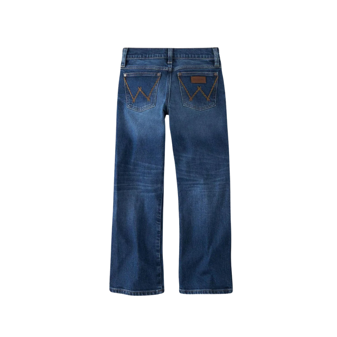 Wrangler Youth Boy's Retro Relaxed Boot Blue Jeans
