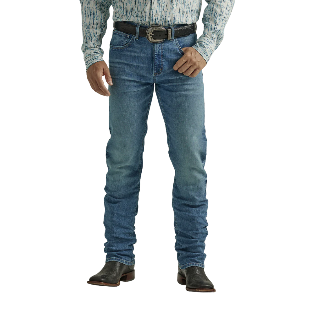 Wrangler Men's No 44 Slim Fit Straight Blue Jeans