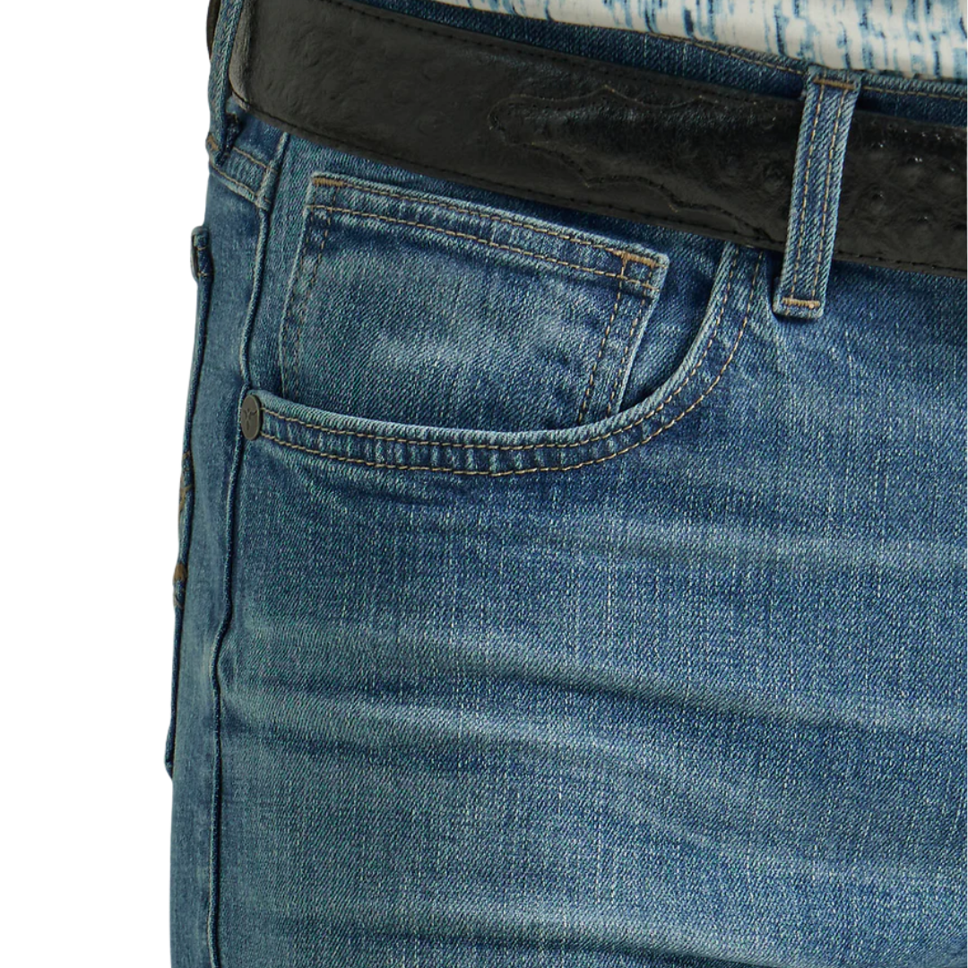 Wrangler Men's No 44 Slim Fit Straight Blue Jeans