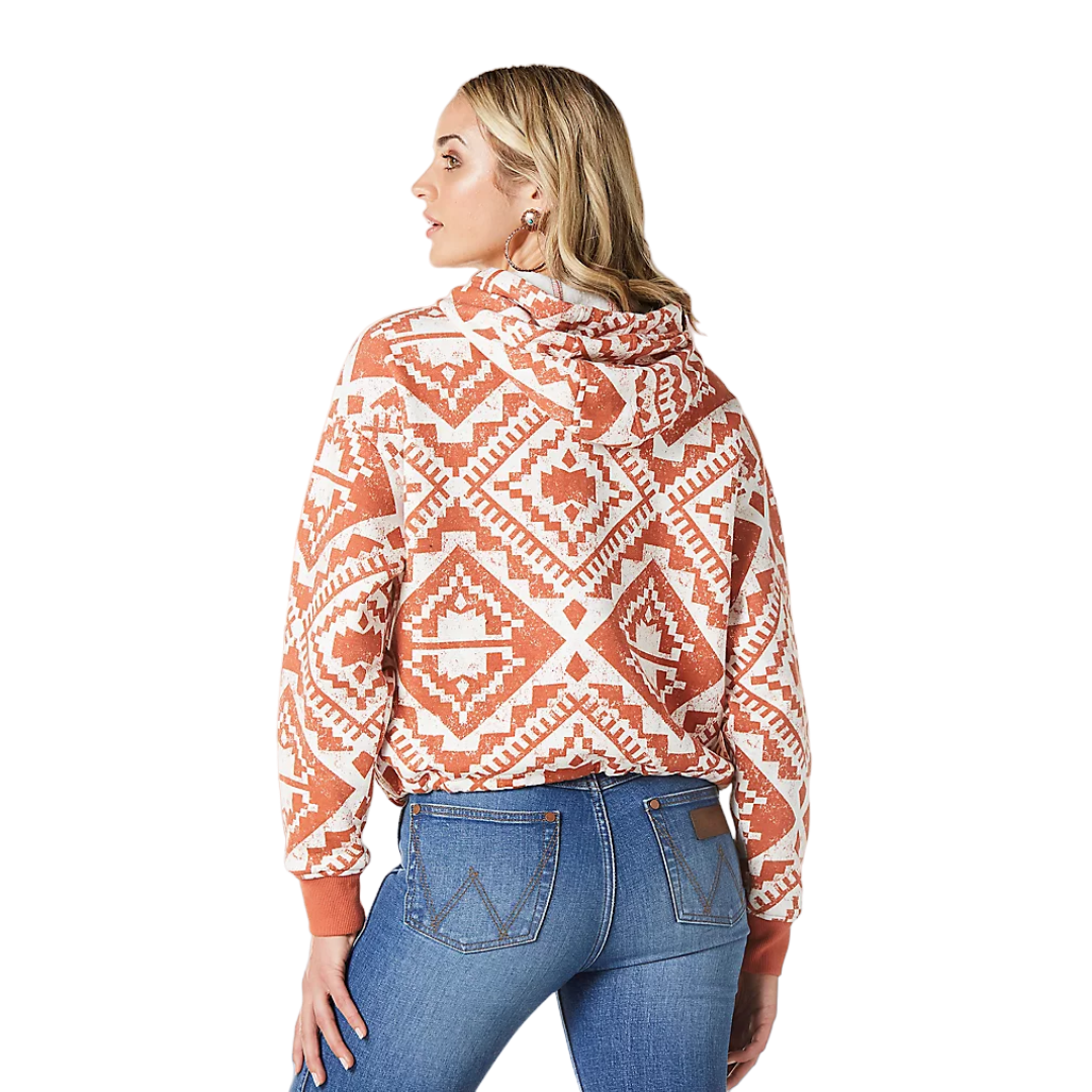 Wrangler Women's Ginger Spice Logo Cinched Hoodie