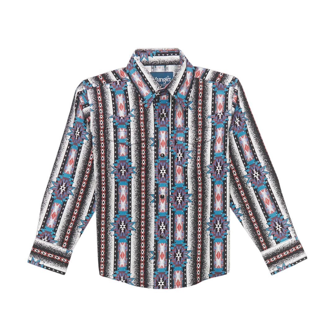 Wrangler Toddler Boy's Adobe Checotah Multicolor Shirt