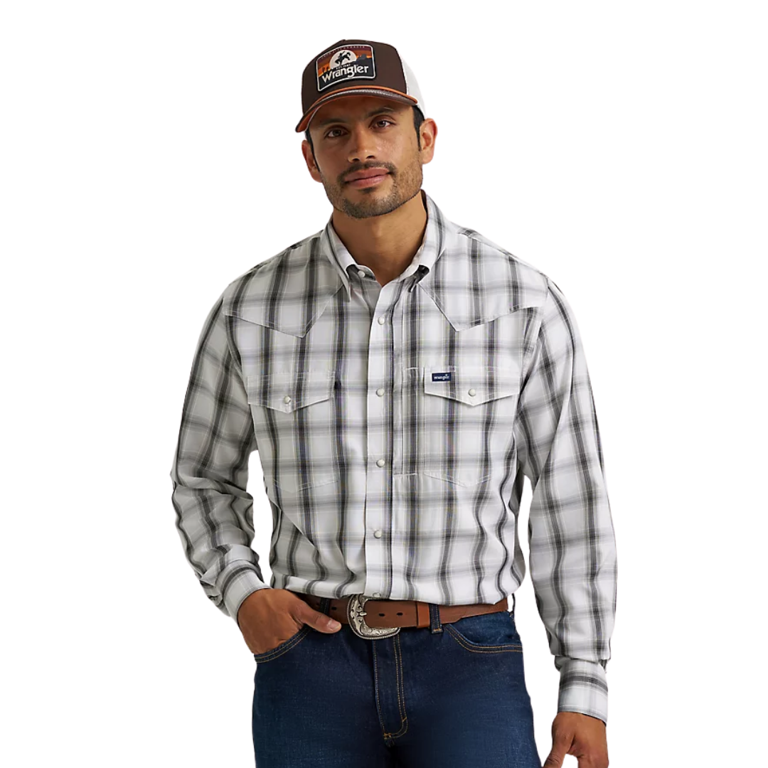 Wrangler Men’s Performance Snap Multicolor Shirt