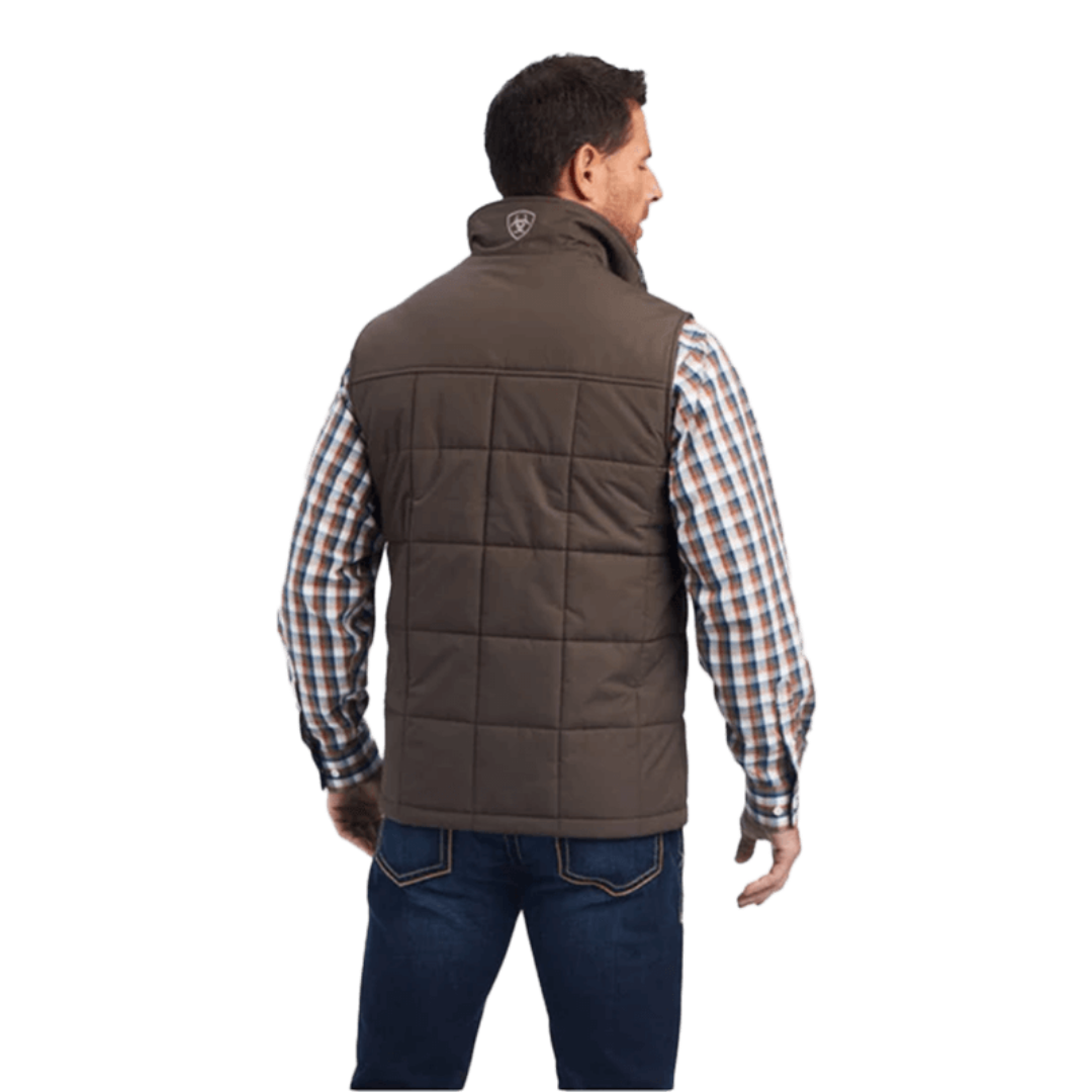 Ariat Men's Crius Insulated Banyan Bark Brown Vest