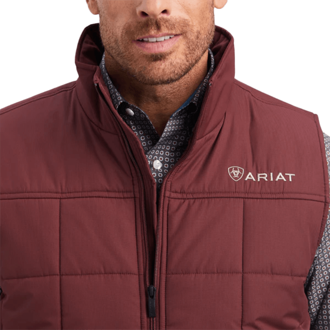 Ariat Men's Mahogany Crius Insulated Red Vest