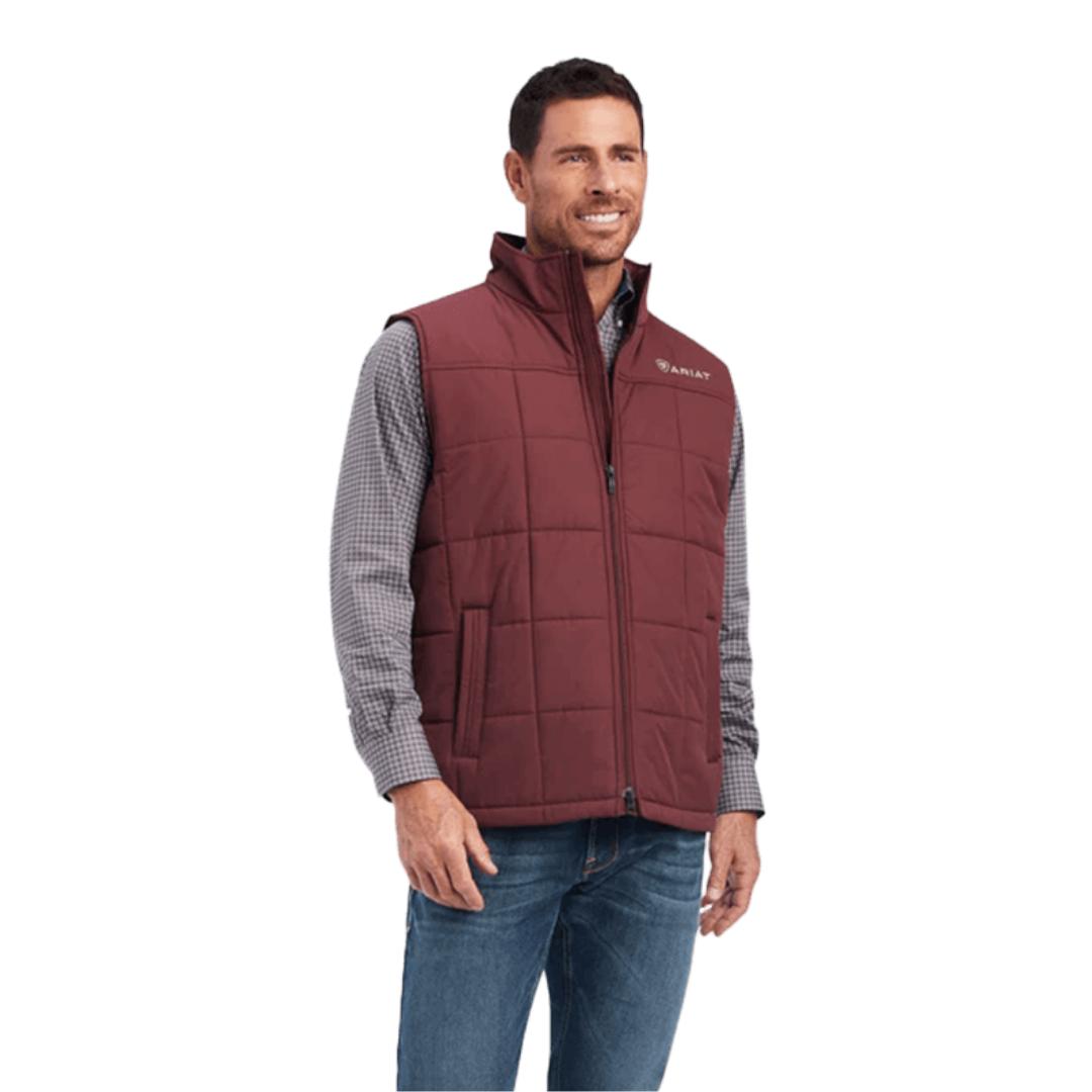 Ariat Men's Mahogany Crius Insulated Red Vest